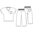thumbnail image 2 of Tooniforms Scrubs Set for Kids Top and Pant 6620C, L, I Love Frosty, 2 of 2