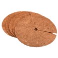 thumbnail image 1 of Uxcell 16" Alfombra de fibra de coco para mulching, protector de árbol, cubierta de suelo para raíces, paquete de 5, 1 of 1