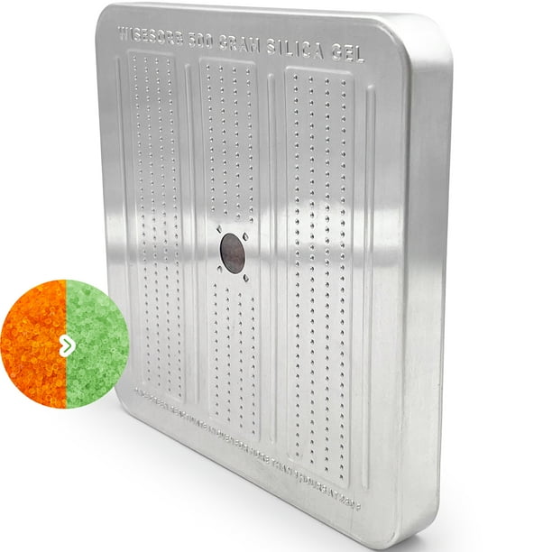 Wisesorb 15 Packs 500 Gram Indicating Desiccant Silica Gel Canister