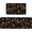 Black Mushroom, variant on Mexican Talavera Kitchen Rugs Sets of 2 Non Slip Washable, Mexican Tile Kitchen Mats for Floor 2 Piece Home Decor