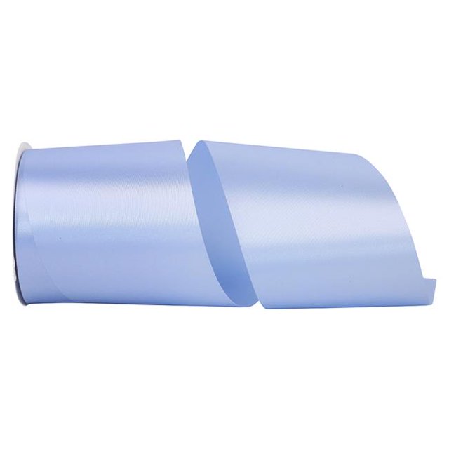 Reliant Ribbon 4700-052-10K Ruban de Satin de Visage Unique de 4 Po 50 Yards&44; Bleu Clair
