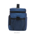 thumbnail image 4 of Advancent Bolsa de almuerzo con correa para el hombro, bolsillo de mantenimiento fresco, bolso de Picnic aislado, contenedor de alimentos para bebidas, Cocina y Comedor Negro Advancent HA067208-01, 4 of 6