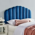thumbnail image 4 of Modway Veronique Twin Modern Performance Velvet Headboard in Navy, 4 of 11