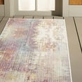 thumbnail image 4 of SAFAVIEH Rainbow Kameron Abstract Indoor/Outdoor Runner Rug, Navy/Rust Gold, 2'6" x 8', 4 of 6