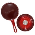 thumbnail image 6 of MegaChef 2 Quart Enameled Cast Iron Sauce Pan in Gradient Red, 6 of 7