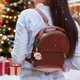 thumbnail image 1 of Christmas Little Milk Dog Doll Bag Pendant Female Doll Cute Backpack Hanging Decoration Keychain Gift, 1 of 6