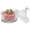 Glitter ribbon, variant on Ywmsfl Makeup Spongiform Owner Multifunctional Home Storage Jar Large Body Powder Puff