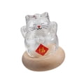 thumbnail image 1 of Tarro de cristal con forma de gato, tarro de almacenamiento, creativo, bonito, adorno de mesa, decorativo, mini transparente Estilo C, 1 of 9