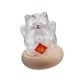 thumbnail image 1 of Tarro de cristal transparente con forma de gato de la suerte, adorno de escritorio, decorativo, almacenamiento para decoración del hogar Estilo C, 1 of 9