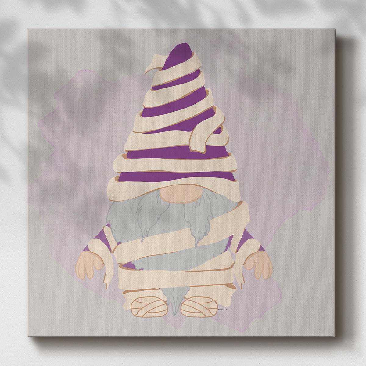 Mummy Gnome- Gallery Wrapped Canvas