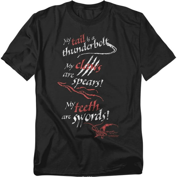 Hobbit T-Shirt Tail Claws Teeth Unisex Graphic Tee For Men & Women