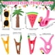 thumbnail image 2 of Pinzas para toallas de playa Romooa, 8 unidades, tamaño gigante, estilo flamenco, 2 of 6