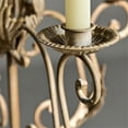 thumbnail image 3 of Candelabro de hierro antiguo retro de cuatro cabezas for mesa de comedor, accesorio de fotografía navideña, decoración for casa de familia, 3 of 6