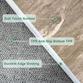 thumbnail image 5 of Conrad's Limited Collections Tapis 4x6 pour Aire - Tapis d'Intérieur Antidérapant - Beige et Brun Style Grange Rustique, 5 of 5