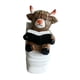 thumbnail image 3 of Figura de vaca de las Highlands, modelo artesanal, muñeca, artesanía, baño, estatua de vaca de las Highlands C, 3 of 7