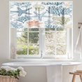 thumbnail image 4 of Summer Marine Life Valances for Windows, 42 x 18in, Ocean Coral Starfish Art Rod Pocket Kitchen Valance Curtain Light Filtering Window Treatments for Living Room Bedroom, 1 Panel, 4 of 7