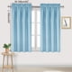 thumbnail image 2 of Cortinas opacas para dormitorio - Aislamiento térmico con bolsillo para barra, para sala de estar (1 panel, 42 x 63 pulgadas, azul pálido), 2 of 6