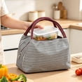 thumbnail image 2 of Clearance Lunch Box, Waterproof Reusable Portable Lunch Bag for Back to S*chool / Work / Travel / Picnic / Party, Under 1 Dollars! (Black), 2 of 7