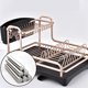 thumbnail image 3 of 1 escurridor de cocina de doble capa, soporte para cuencos, color dorado champán., 3 of 7