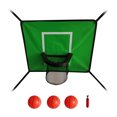 thumbnail image 6 of Moxufan 1 Set Trampoline Basketball Hoop with 3 Mini Balls And Pump Weatherproof Easy to Assemble Kids Entertainment Sport Trampoline Accessory for Dunks Fit,Green, 6 of 7