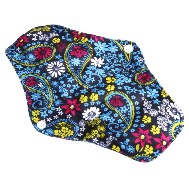 Almohadilla Sanitaria Reutilizable Almohadillas De Carbón De Bambú Toalla Sanitaria Antibacterial Fibra De Carbón De Bambú Toalla Sanitaria Almohadillas Menstruales Lavables ANGGREK No