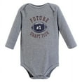 thumbnail image 3 of Hudson Baby Infant Boy Cotton Long-Sleeve Bodysuits, Football, 18-24 Months, 3 of 5
