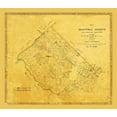 thumbnail image 2 of Rosenberg 29x26 White Modern Wood Framed Museum Art Print Titled - Caldwell County Texas - Rosenberg 1861, 2 of 4