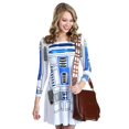 thumbnail image 1 of Star Wars I am R2D2 Juniors Skater Dress, 1 of 2