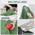thumbnail image 4 of Simmore 18x28 Cotton Kitchen Towels 12-Pack, Soft Absorbent Dish Cloths for Washing Dishes Multipurpose Dish Towels Set for Kitchen with Hanging Loop, Grass Green, 4 of 9