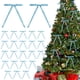 thumbnail image 2 of Árbol de Navidad Guirlanda 48 Piezas de Borgoña Terciopelo Árbol de Navidad Arco Puerta Corona Decoración Retro Corona Arco Decoración Árbol de Navidad, 2 of 7