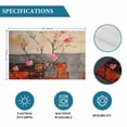 thumbnail image 6 of Plum Blossom Placemats Set of 4, Retro Flowers Country Nostalgic Placemats for Dining Table, Place Mats for Kitchen Tabletop, Waterproof Wipeable Dining Table Mats Set, 6 of 9