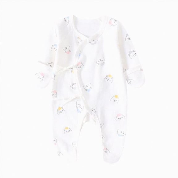 felwors Newborn Baby Unisex Onesie, Comfortable Ribbed Long Sleeve Clothes, Baby Boy's Girl's Outfits