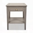thumbnail image 2 of Dauphin Storage Shelf Side Table - Gray Cashmere Wood | Ample Storage & Durable, 2 of 10