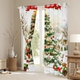 thumbnail image 3 of jejeloiu Chic Christmas Tree Blackout Curtains Set of 2 (38x54 Each),Kawaii Santa Claus Curtains and Drapes,Kida Xmas Gifts Living Room Curtains For Boys Kids,Ultra Soft Home Decor, 3 of 6
