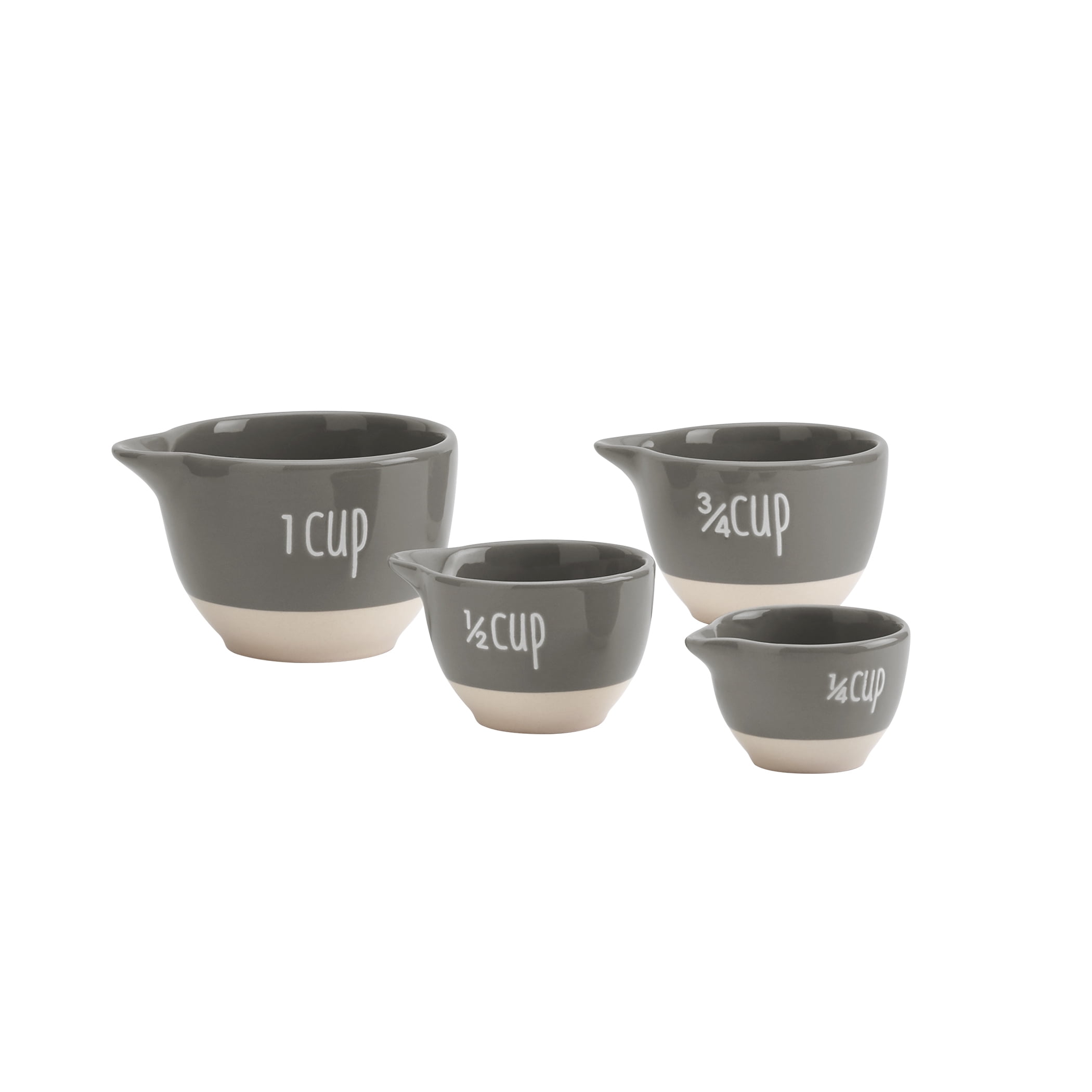 Tabletops Gallery 9-Piece Ceramic Mixing Bowl Set - Red - 20339957