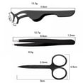thumbnail image 1 of Eyebrow Razor Scissors Tweezers Eyebrow Kit Women Eyebrow Trimmers Set Beauty Tools Brow Shaping Brow Cutting Eyelash Clip Comb, 1 of 16