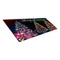 thumbnail image 2 of AMLESO Christmas Floor Mat Living Room Area Carpet Rug 47x16inch Holiday Trees, 2 of 7