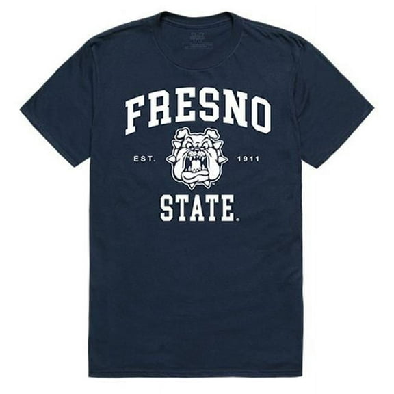 California State University - Fresno Seal Tee - Navy - Extra Large