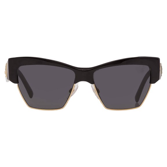Dolce & Gabbana DG 4415 Plastic Womens Cat-Eye Sunglasses Black 56mm Adult