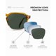 thumbnail image 4 of Lentes de Sol WearMe Pro WMP Francis Cuadrados Polarizados para Hombre, 4 of 9