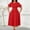 (Fashion 14)Red, variant on Aimik Women's Sleeveless Denim Shift Mini Dress - V-Neck Button Down Jeans Dress with Pockets Casual Summer Wear.
