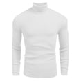 thumbnail image 2 of Yiliang Turtleneck Sweaters for Men Fall and Winter Long Sleeve Warm and Thermal Top Clothes ,White,3XL, 2 of 6
