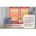 thumbnail image 3 of J&V TEXTILES 4-Pieces Sheer Solid Sheer Window Curtains 84 - Window Treatment Rod Pocket Voile Drape/Panel Sets for Patio Door GOLD, 3 of 7