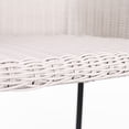 thumbnail image 5 of Outdoor Metal Wicker Barstool Set of 2,Patio Counter Height Chairs for Garden,Backyard,Light Gray, 5 of 8