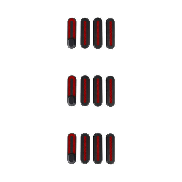 Soidarity Cubierta de neumático de rueda delantera y trasera para patinete, 4 Uds., para Mijia M365 Hubs, carcasa protectora, pegatina, Type1 NO1