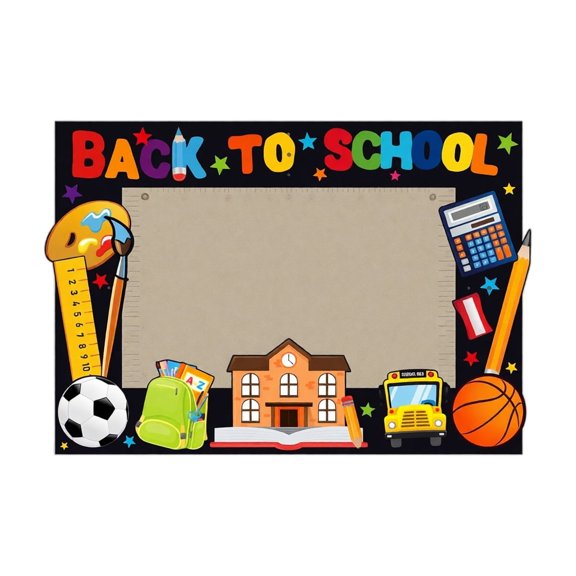 Back to School DIY Photo Frame Prop Kit, Fun Photography Booth Decor, Classroom Event Graduation Party, Keepsake Activity Use