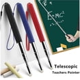 thumbnail image 3 of Puntero Extensible para Profesor Negro con Cordón de Mano para Aula, 3 of 7