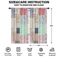 thumbnail image 2 of Blackout Kids Curtains,Pioneer Flower Childrens Insulated Curtains Set Of 2,Bedroom Essentials,Toddler Room Decor 42x84in(106x213cm), 2 of 4