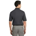 thumbnail image 2 of Port Authority K455 Mens Rapid Dry Polo T-Shirt, Charcoal - Extra Large, 2 of 2