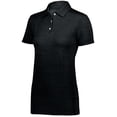 thumbnail image 2 of Holloway Sportswear 2XL Womens STRIATED POLO Black 222756, 2 of 2